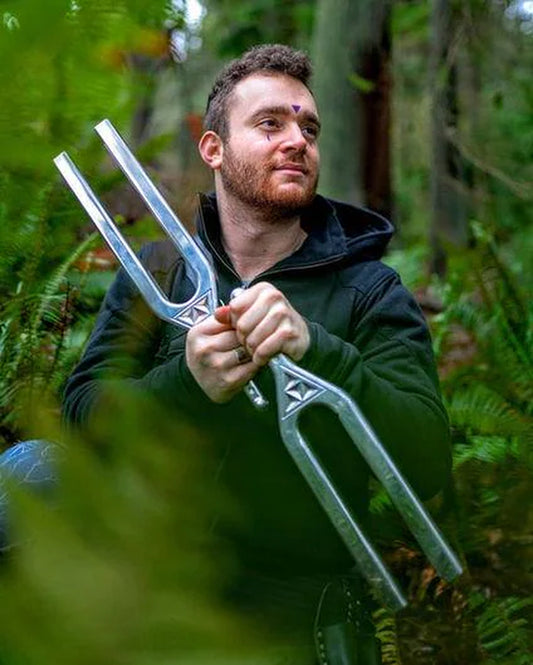 Sound Swords (ROOT CHAKRA) 256 HZ Giant Tuning Fork for the Spine Survival Instincts