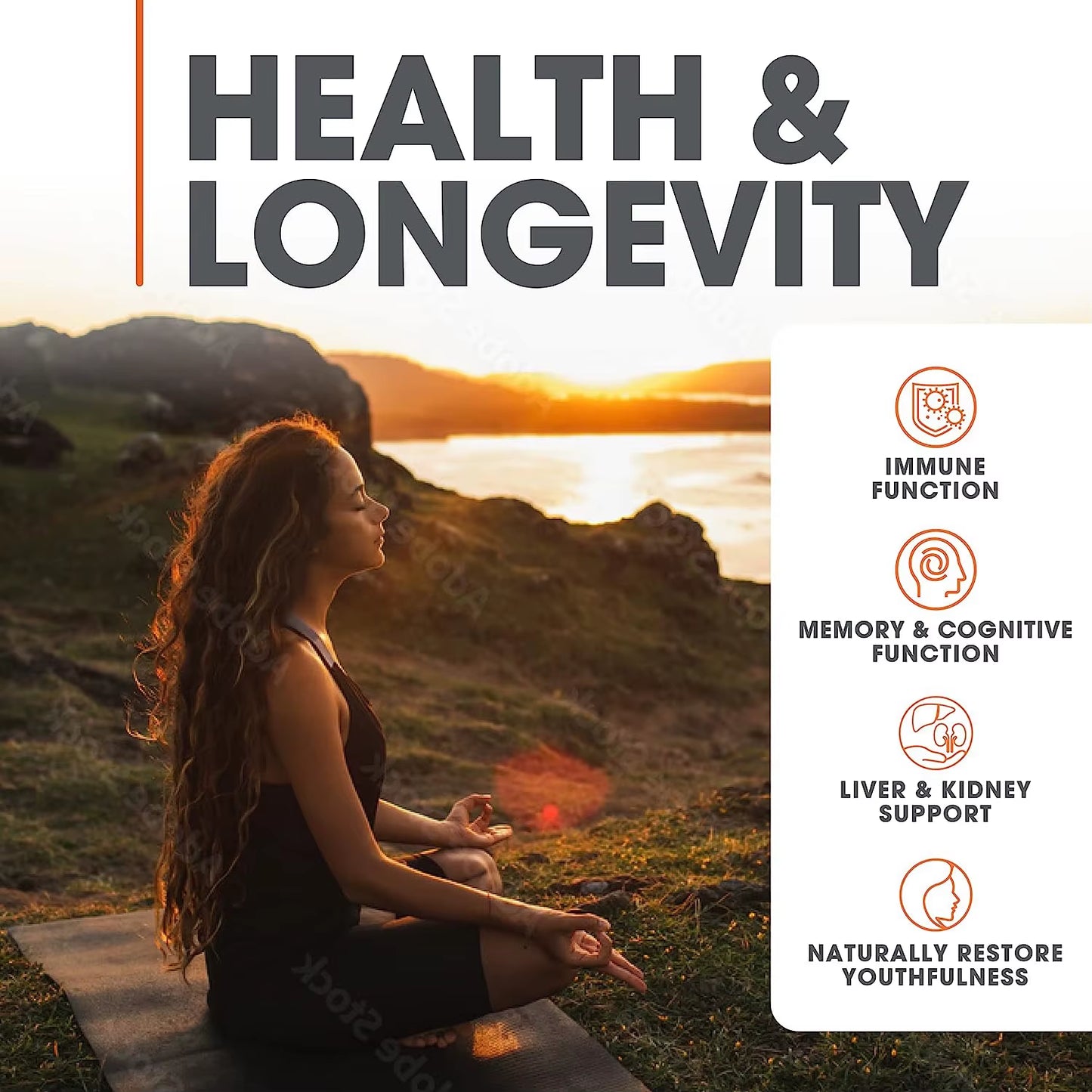 Organic Nootropic Supplement Genius Lions Mane Mushroom Capsules for Adults to Combat Oxidative Stress Enhance Brain Performance