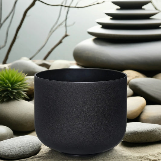 High Quality Black Sand Crystal Bowl for Vibrational Healing Sound Therapy Sessions Experience-Designed Price Quartz Composition