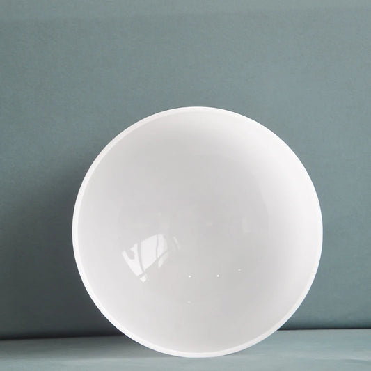 6" 8" 10" Frosted Quartz Crystal Chakra Bowls - Free Carrying Case Included (C/F/A Notes) for Sound Therapy