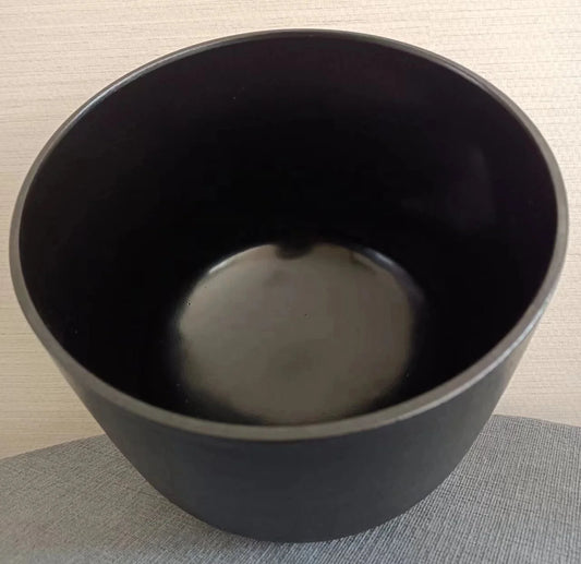 7-12 Inch 7Pcs Black Chakras Frosted Crystal Singing Bowl Set 432Hz 440Hz for Yoga Medication Sound Healing with Free Case