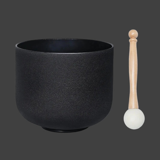High Quality Black Sand Crystal Bowl for Vibrational Healing Sound Therapy Sessions Experience-Designed Price Quartz Composition
