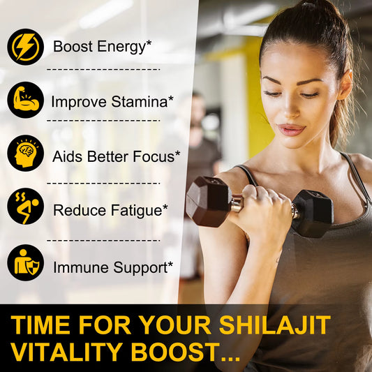 OEM 100% Natural Organic 3000MG Shilajit Gold Gummies Premium Pure Himalayan Shilajit Gummies with Ashwagandha